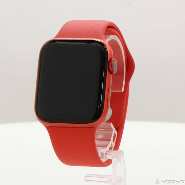 〔中古〕Apple(アップル) Apple Watch Series 6 GPS + Cellular 44mm (PRODUCT)REDアルミニウムケース (PRODUCT)REDスポーツバンド〔352-ud〕 | 