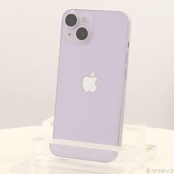 〔中古〕Apple(アップル) iPhone14 128GB パープル MPUY3J／A SIMフリー〔196-ud〕 | 