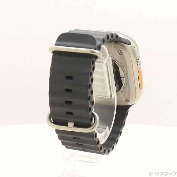 〔中古〕Apple(アップル) Apple Watch Ultra GPS + Cellular 49mm チタニウムケース ミッドナイトオーシャンバンド〔262-ud〕 |  | 02