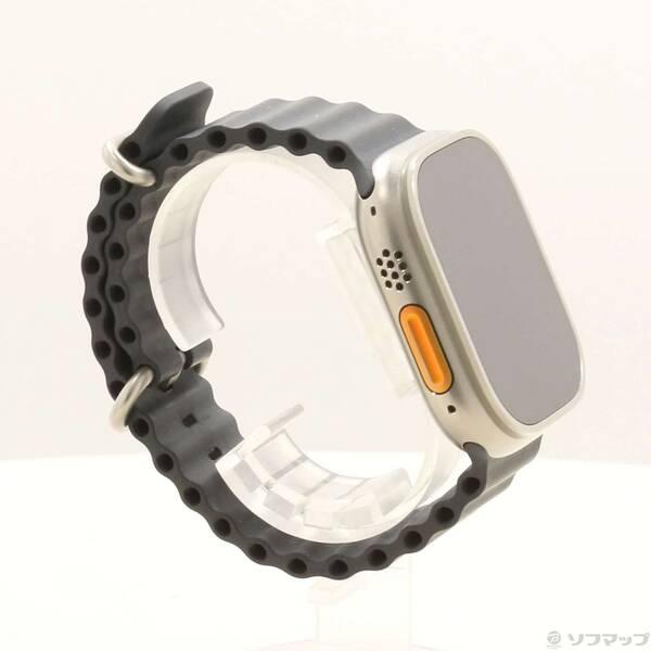 〔中古〕Apple(アップル) Apple Watch Ultra GPS + Cellular 49mm チタニウムケース ミッドナイトオーシャンバンド〔262-ud〕 |  | 03