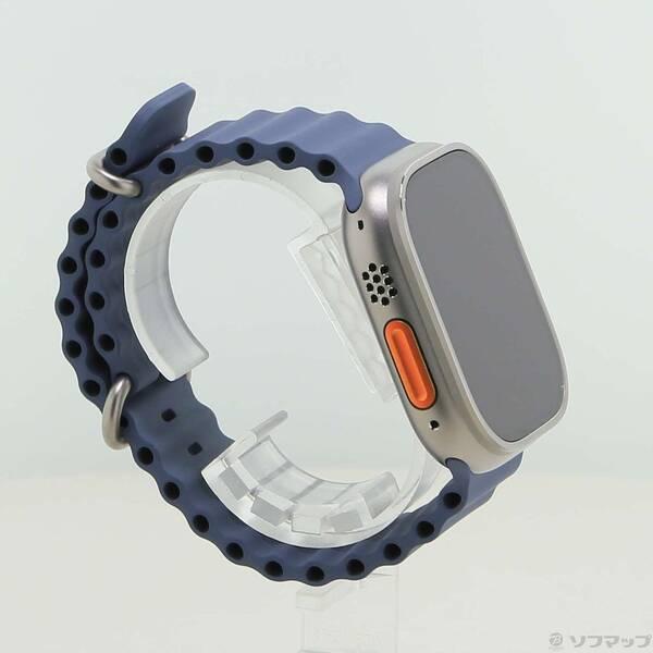 〔中古〕Apple(アップル) Apple Watch Ultra 3 GPS + Cellular 49mm ナチュラルチタニウムケース アンカーブルーオーシャンバンド〔258-ud〕 |  | 03