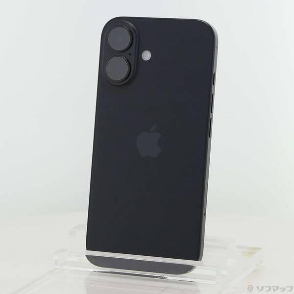 〔中古〕Apple(アップル) iPhone16 128GB ブラック MYDQ3J／A SIMフリー〔196-ud〕 | 