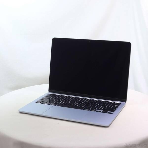 〔中古〕Apple(アップル) MacBook Air 13.6-inch Early-2025 MC6U4J／A Apple M4 10コアCPU_10コアGPU 16GB SSD512GB スカイブルー 〔26.3 Tahoe〕〔258-ud〕 | 