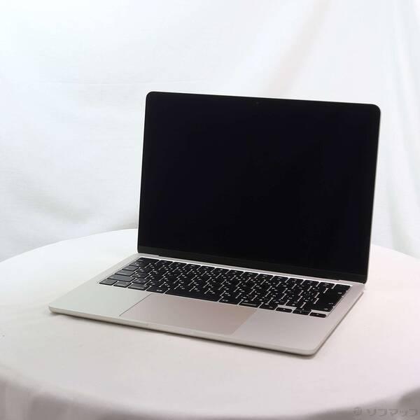 〔中古〕Apple(アップル) MacBook Air 13.6-inch Mid-2022 MLY13J／A Apple M2 8コアCPU_8コアGPU 8GB SSD256GB スターライト 〔26.3 Tahoe〕〔258-ud〕 | 