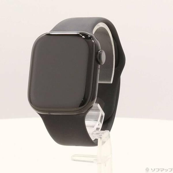 〔中古〕Apple(アップル) Apple Watch Series 11 GPS 42mm ジェットブラックアルミニウムケース ブラックスポーツバンド〔258-ud〕 | 