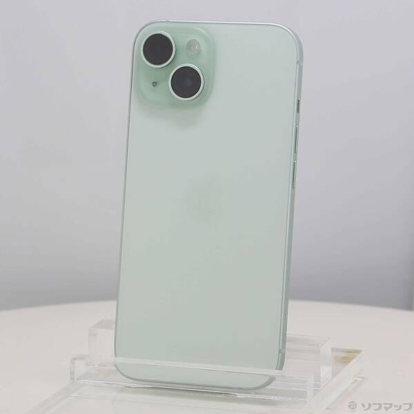 〔中古〕Apple(アップル) iPhone15 256GB グリーン MTMT3J／A SIMフリー〔198-ud〕 | 