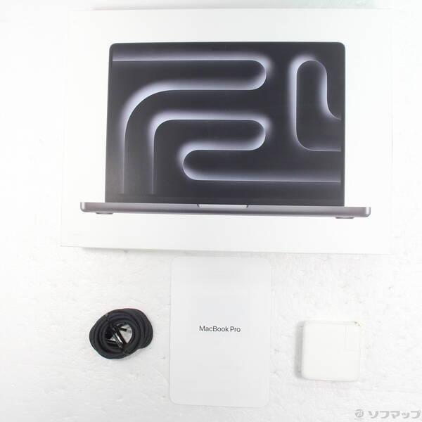 〔中古〕MacBook Pro 14.2-inch Late-2023 MRX33J／A Apple M3 Pro 11コアCPU_14コアGPU 18GB SSD512GB スペースブラック 〔26.3 Tahoe〕〔258-ud〕 |  | 04