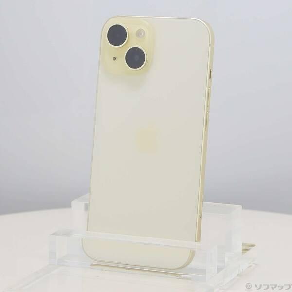 〔中古〕Apple(アップル) iPhone15 128GB イエロー MTMK3J／A SIMフリー〔251-ud〕 | 