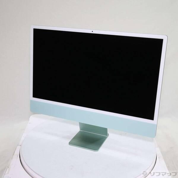 〔中古〕Apple(アップル) iMac 24-inch Mid-2021 MGPJ3J／A Apple M1 8コアCPU_8コアGPU 16GB SSD512GB グリーン 〔14.8 Sonoma〕〔258-ud〕 | 