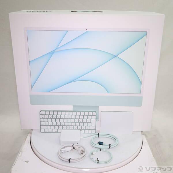 〔中古〕Apple(アップル) iMac 24-inch Mid-2021 MGPJ3J／A Apple M1 8コアCPU_8コアGPU 16GB SSD512GB グリーン 〔14.8 Sonoma〕〔258-ud〕 |  | 04