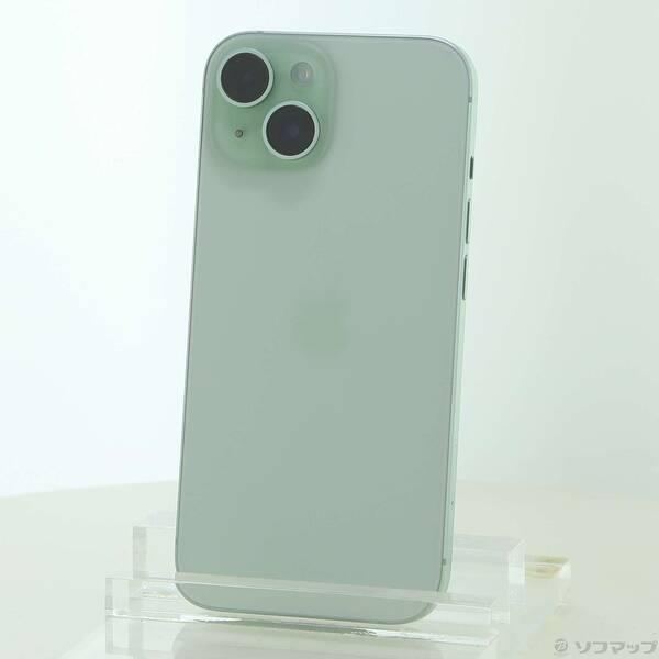 〔中古〕Apple(アップル) iPhone15 128GB グリーン MTMM3J／A SIMフリー〔352-ud〕 | 