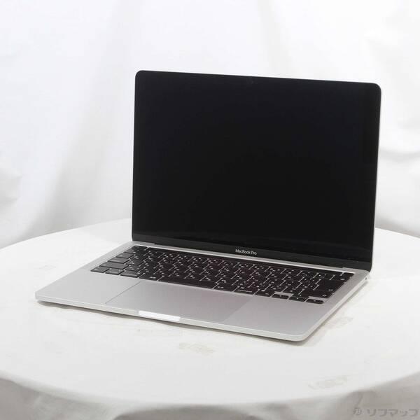 〔中古〕Apple(アップル) MacBook Pro 13.3-inch Mid-2022 MNEQ3J／A Apple M2 8コアCPU_10コアGPU 8GB SSD512GB シルバー 〔26.3 Tahoe〕〔262-ud〕 | 
