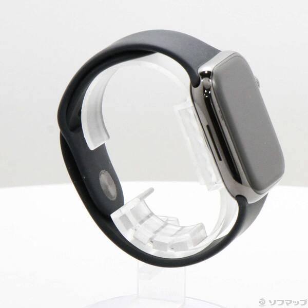〔中古〕Apple(アップル) Apple Watch Series 8 GPS + Cellular 45mm グラファイトステンレススチールケース ミッドナイトスポーツバンド〔276-ud〕 |  | 03