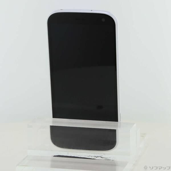 中古〕FCNT らくらくスマートフォン 64GB ホワイト F-52B docomo SIM