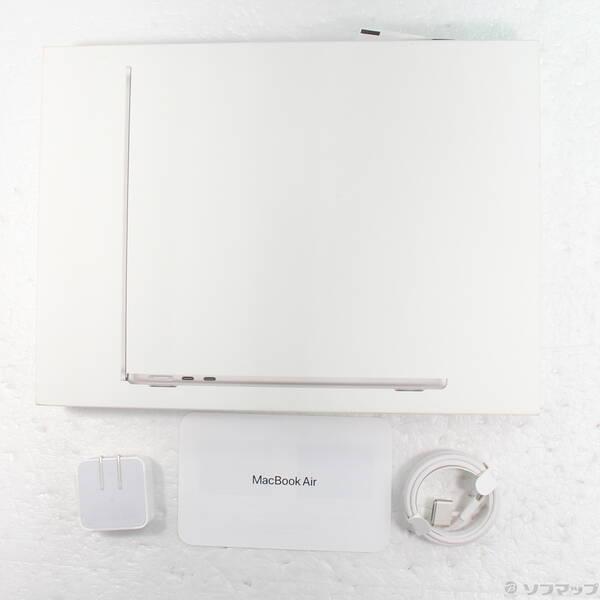 〔中古〕Apple(アップル) MacBook Air 13.6-inch Early-2025 MW103J／A Apple M4 10コアCPU_10コアGPU 16GB SSD512GB スターライト 〔26.3 Tahoe〕〔262-ud〕 |  | 04