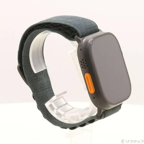 〔中古〕Apple(アップル) Apple Watch Ultra 2 GPS + Cellular 49mm ブラックチタニウムケース ダークグリーンアルパインループ〔262-ud〕 |  | 03