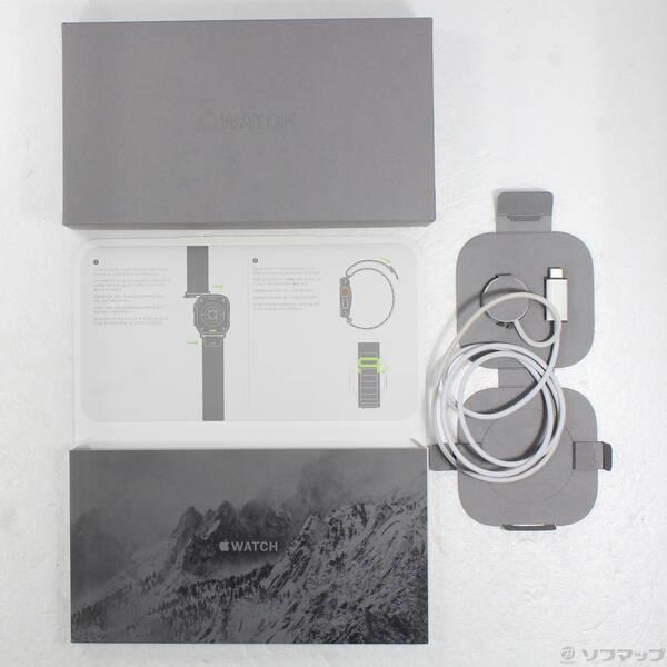 〔中古〕Apple(アップル) Apple Watch Ultra 2 GPS + Cellular 49mm ブラックチタニウムケース ダークグリーンアルパインループ〔262-ud〕 |  | 04