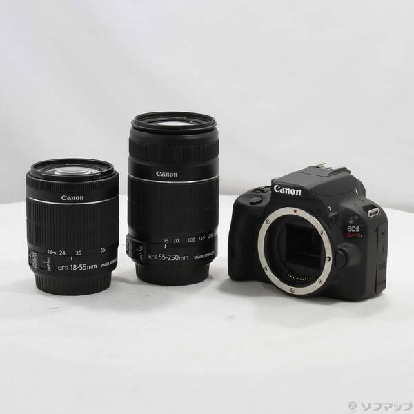 〔中古〕Canon(キヤノン) EOS Kiss X7 ダブルズームキット〔198-ud〕 | 
