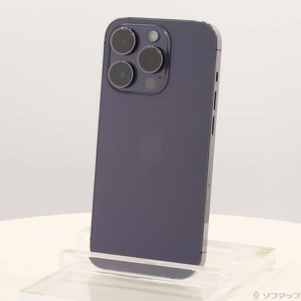 〔中古〕Apple(アップル) iPhone14 Pro 256GB ディープパープル MQ1E3J／A SIMフリー〔276-ud〕 | 