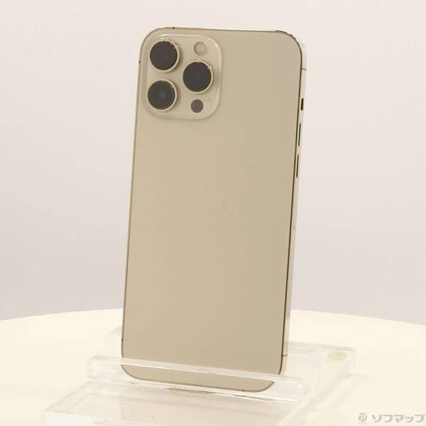 〔中古〕Apple(アップル) iPhone13 Pro Max 128GB ゴールド MLJ63J／A SIMフリー〔198-ud〕 | 