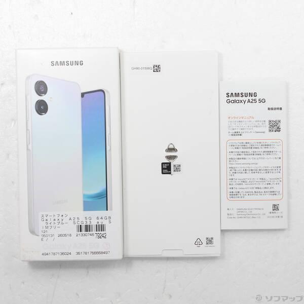 〔中古〕SAMSUNG(サムスン) Galaxy A25 5G 64GB ライトブルー SCG33 au SIMフリー〔349-ud〕 |  | 04