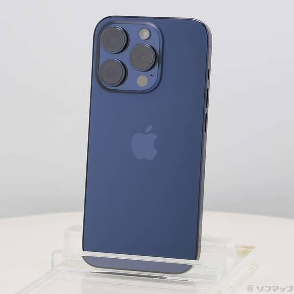 〔中古〕Apple(アップル) iPhone15 Pro 512GB ブルーチタニウム MTUL3J／A SIMフリー〔368-ud〕 | 