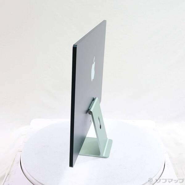 〔中古〕Apple(アップル) iMac 24-inch Mid-2021 MJV83J／A Apple M1 8コアCPU_7コアGPU 8GB SSD256GB グリーン 〔26.3 Tahoe〕〔258-ud〕 |  | 01