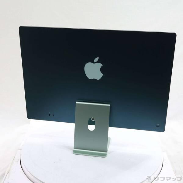 〔中古〕Apple(アップル) iMac 24-inch Mid-2021 MJV83J／A Apple M1 8コアCPU_7コアGPU 8GB SSD256GB グリーン 〔26.3 Tahoe〕〔258-ud〕 |  | 02