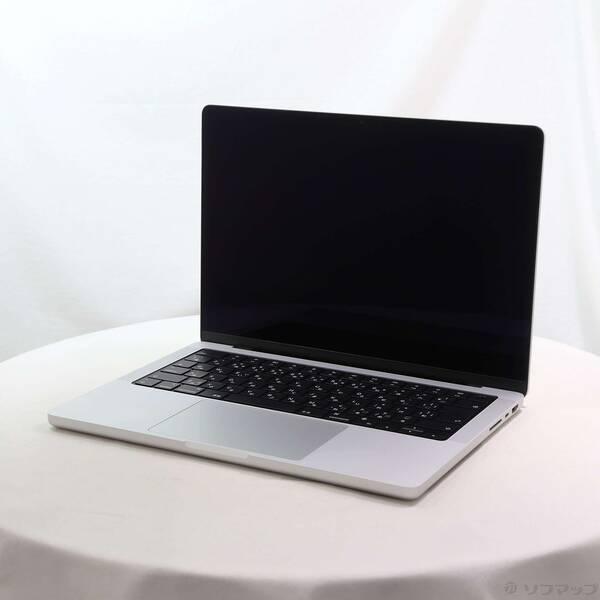 〔中古〕Apple(アップル) MacBook Pro 14.2-inch Late-2021 MKGR3J／A Apple M1 Pro 8コアCPU_14コアGPU 16GB SSD512GB シルバー 〔26.3 Tahoe〕〔258-ud〕 | 