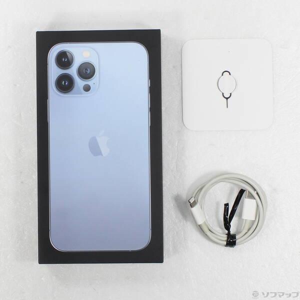 〔中古〕Apple(アップル) iPhone13 Pro Max 128GB シエラブルー MLJ73J／A SIMフリー〔198-ud〕 |  | 04