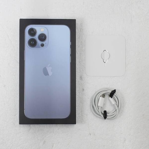 〔中古〕Apple(アップル) iPhone13 Pro Max 128GB シエラブルー MLJ73J／A SIMフリー〔262-ud〕 |  | 04