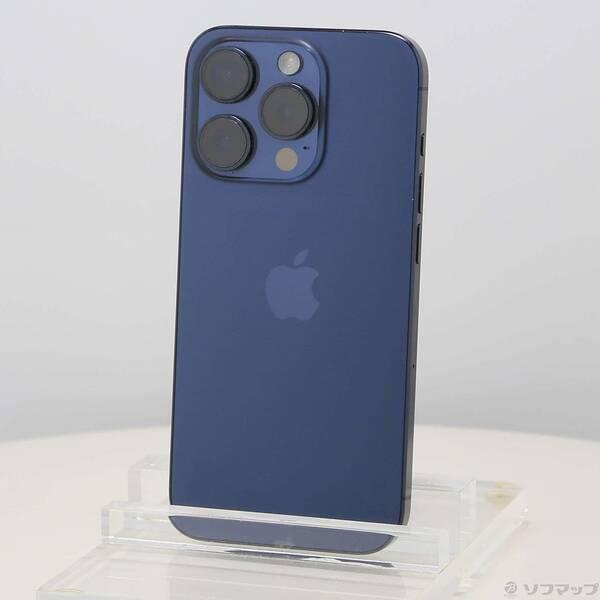 〔中古〕Apple(アップル) iPhone15 Pro 128GB ブルーチタニウム MTUA3J／A SIMフリー〔262-ud〕 | 