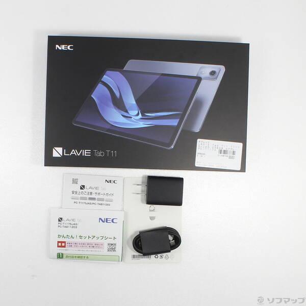 新品未使用展示品　NEC LAVIE Tab T11 PC-T1175JAS 中古〕NEC(エヌイーシー) 〔展示品〕 LAVIE Tab T11 T1175／JAS 256GB