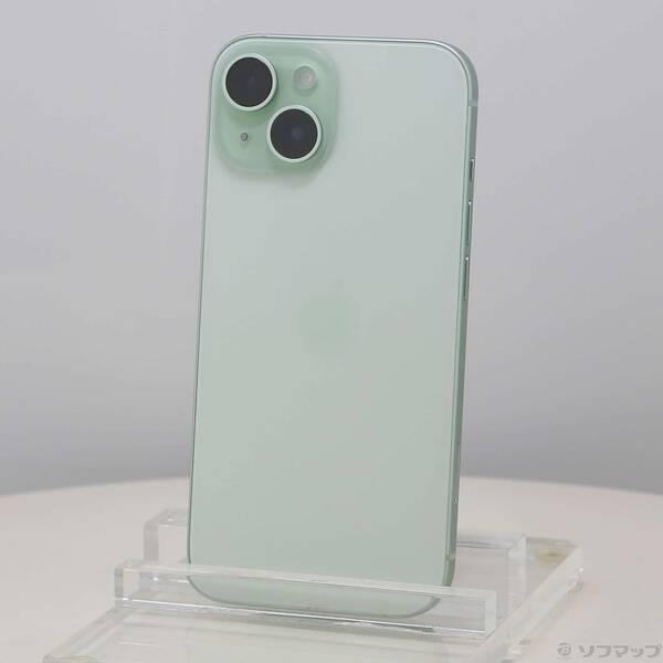〔中古〕Apple(アップル) 〔展示品〕 iPhone15 256GB グリーン MTMT3J／A SIMフリー〔262-ud〕 | 