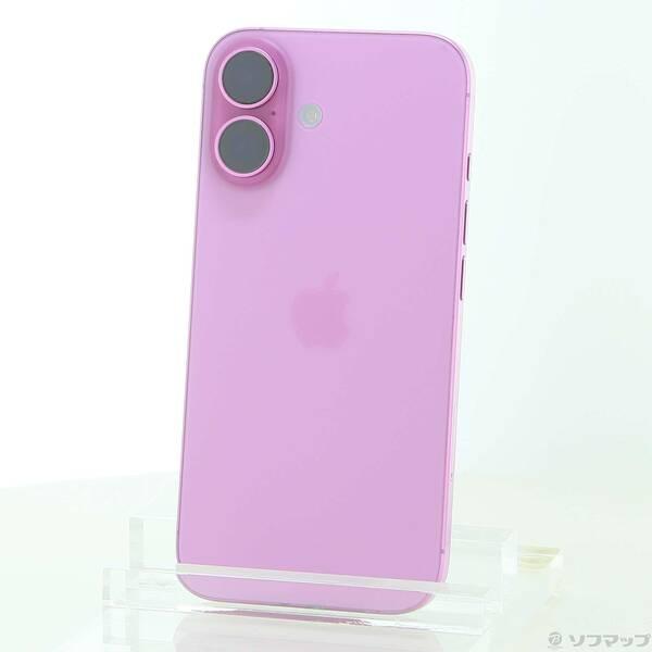 〔中古〕Apple(アップル) iPhone16 256GB ピンク MYDY3J／A SIMフリー〔352-ud〕 | 