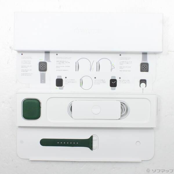 〔中古〕Apple(アップル) Apple Watch Series 7 GPS 41mm グリーンアルミニウムケース クローバースポーツバンド〔344-ud〕 |  | 04