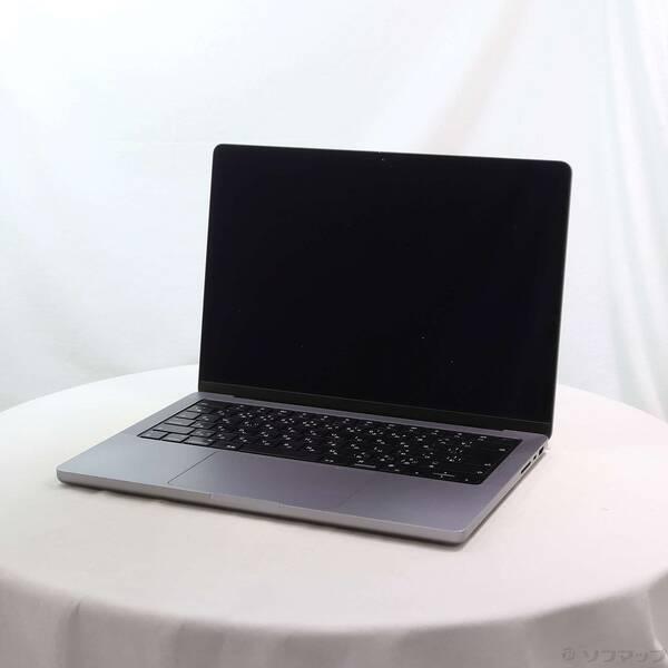 〔中古〕Apple(アップル) MacBook Pro 14.2-inch Late-2021 MKGQ3J／A Apple M1 Pro 10コアCPU_16コアGPU 16GB SSD1TB スペースグレイ 〔26.3 Tahoe〕〔198-ud〕 | 
