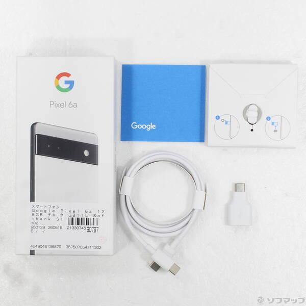〔中古〕GOOGLE(グーグル) Google Pixel 6a 128GB チョーク GB17L Softbank SIMフリー〔349-ud〕 |  | 04