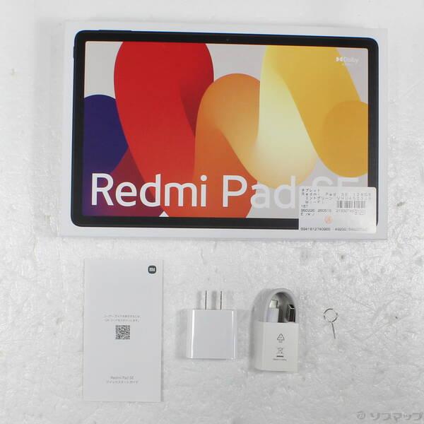 〔中古〕XIAOMI Redmi Pad SE 128GB ミントグリーン VHU4503JP Wi-Fi〔295-ud〕 |  | 04