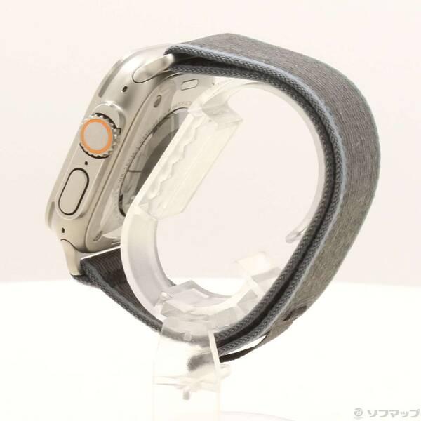〔中古〕Apple(アップル) Apple Watch Ultra 2 GPS + Cellular 49mm チタニウムケース ブルー／ブラックトレイルループ〔258-ud〕 |  | 01