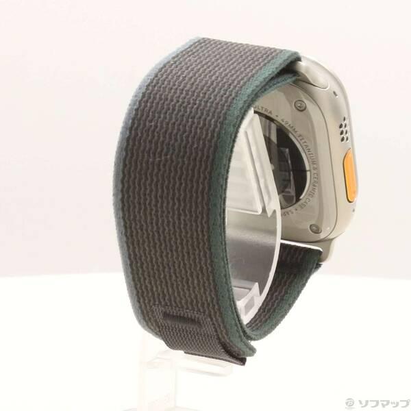 〔中古〕Apple(アップル) Apple Watch Ultra 2 GPS + Cellular 49mm チタニウムケース ブルー／ブラックトレイルループ〔258-ud〕 |  | 02