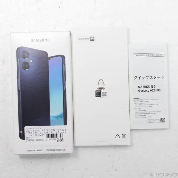 〔中古〕SAMSUNG(サムスン) Galaxy A25 5G 64GB ブラック SCSBC2 Y!mobile SIMフリー〔305-ud〕 |  | 04