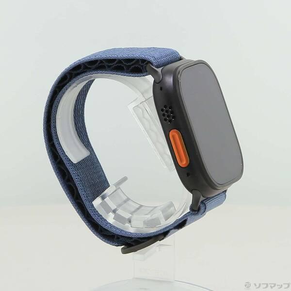 〔中古〕Apple(アップル) Apple Watch Ultra 3 GPS + Cellular 49mm ブラックチタニウムケース ライトブルーアルパインループ〔258-ud〕 |  | 03