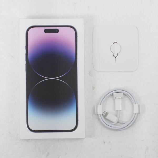 〔中古〕Apple(アップル) iPhone14 Pro 512GB ディープパープル MQ283J／A SIMフリー〔262-ud〕 |  | 04