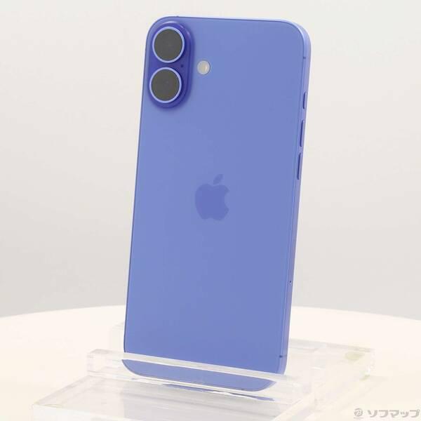 〔中古〕Apple(アップル) iPhone16 Plus 256GB ウルトラマリン MXVK3J／A SIMフリー〔262-ud〕 | 