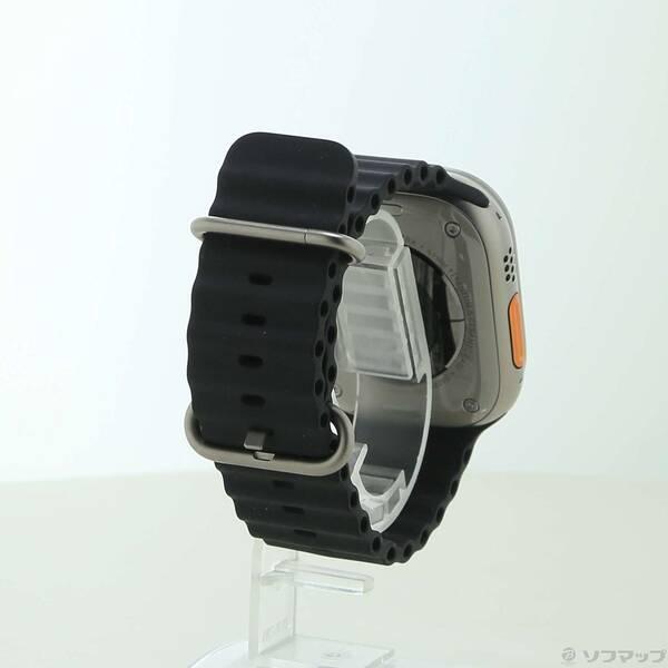 〔中古〕Apple(アップル) Apple Watch Ultra 3 GPS + Cellular 49mm ナチュラルチタニウムケース ブラックオーシャンバンド〔377-ud〕 |  | 02