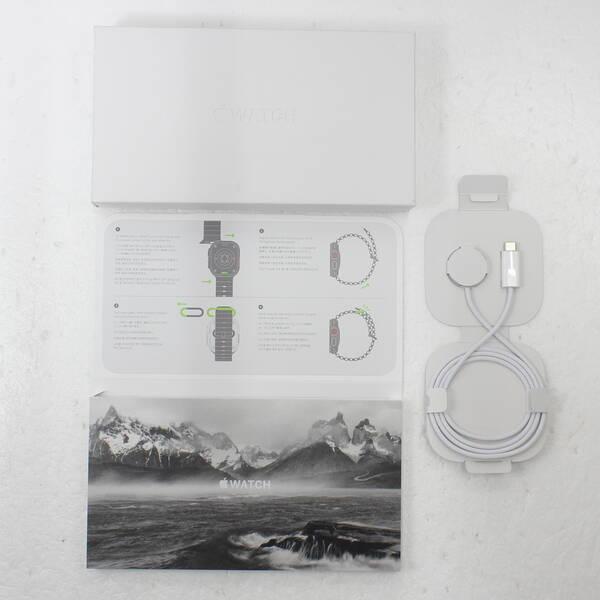 〔中古〕Apple(アップル) Apple Watch Ultra 3 GPS + Cellular 49mm ナチュラルチタニウムケース ブラックオーシャンバンド〔377-ud〕 |  | 04