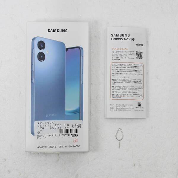 〔中古〕SAMSUNG(サムスン) Galaxy A25 5G 64GB ブルー SCG33 au SIMフリー〔349-ud〕 |  | 04
