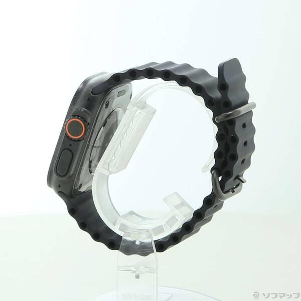 〔中古〕Apple(アップル) Apple Watch Ultra 3 GPS + Cellular 49mm ブラックチタニウムケース ブラックオーシャンバンド〔258-ud〕 |  | 01