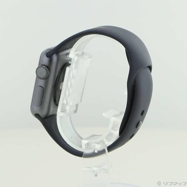 〔中古〕Apple(アップル) Apple Watch Series 3 GPS 38mm スペースグレイアルミニウムケース ブラックスポーツバンド〔247-ud〕 |  | 01